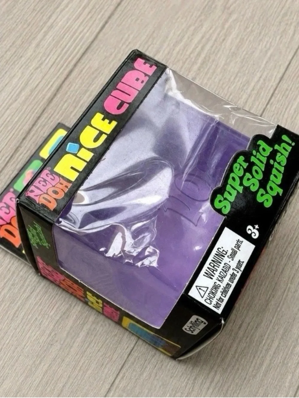 NeeDoh Nice Cube - Super Solid Squish (Purple) - Brand New!